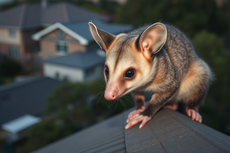 Possum in Maylands residential area