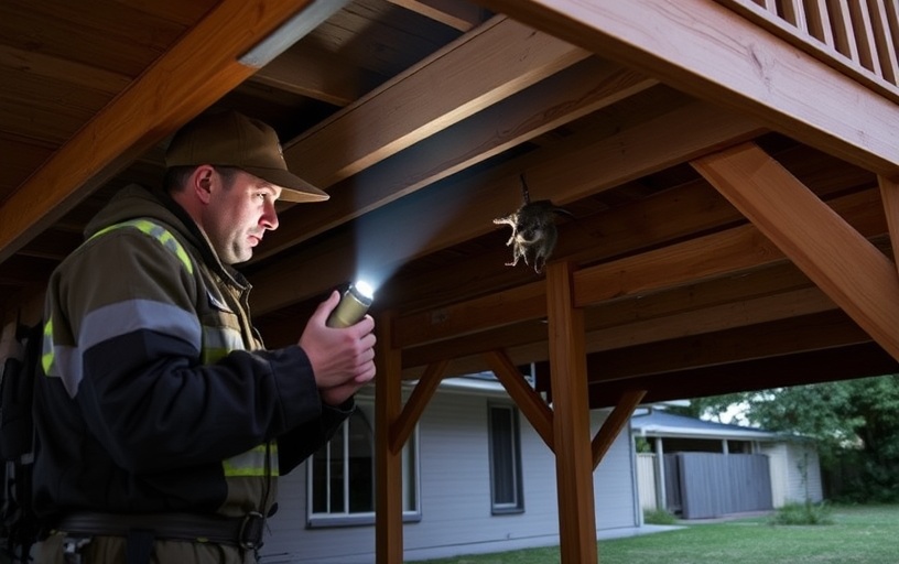 Under Deck Possum Removal in Maylands